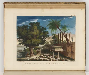 Illustratie uit Een reisverslag naar de Zuidzeeën: in Zijne Majesteits schip, de Endeavour, 1794